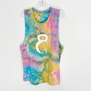 Zyia Hendrix Kettle Moon Colorful Tye Dye Tank Size XXL